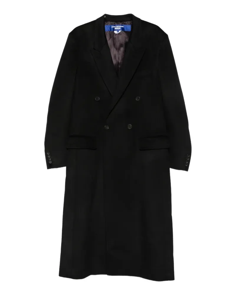 Junya Watanabe x Comme des Garçons double-breasted cashmere coat - Schwarz Schwarz