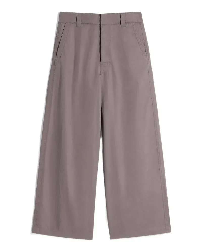 Christophe Lemaire Gerade Hose mit weitem Bein - Braun Braun