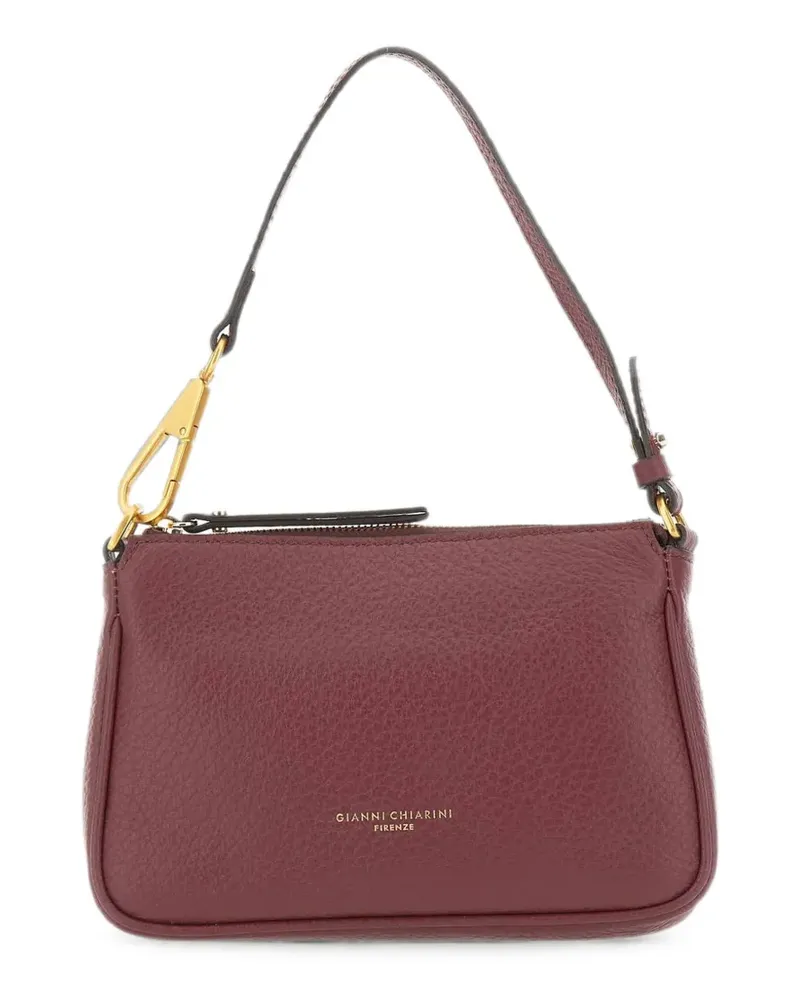 Gianni Chiarini Brooke grained leather shoulder bag - Rot Rot