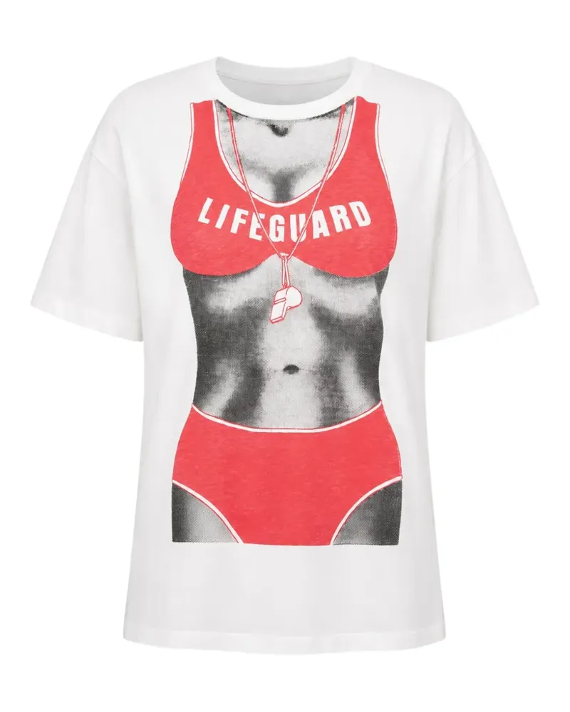 Mother T-Shirt mit grafischem Print - Weiß Weiß