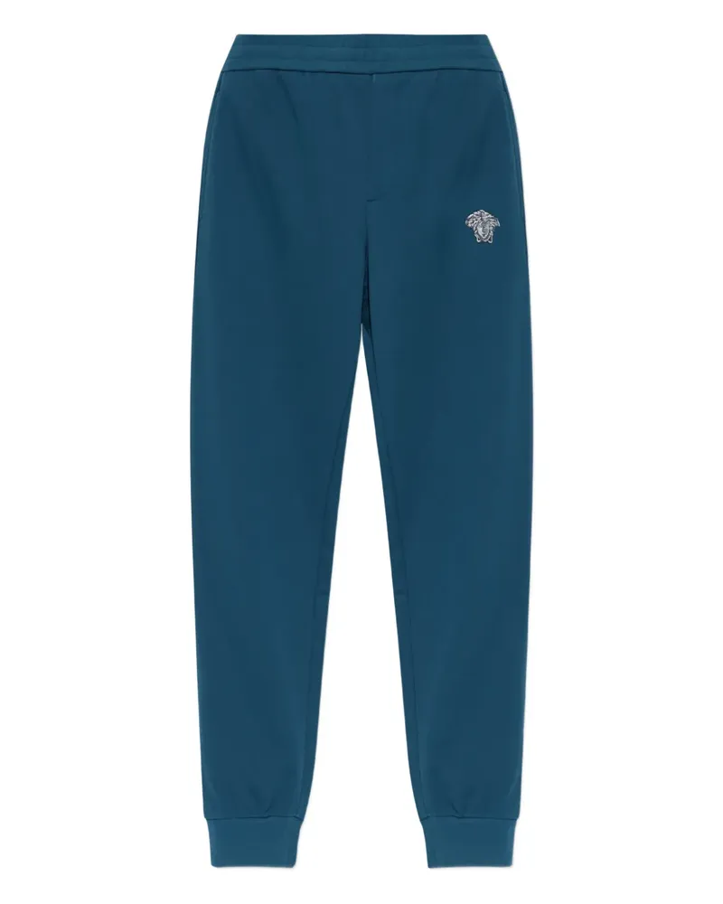 Versace Jogginghose mit Medusa-Applikation - Blau Blau