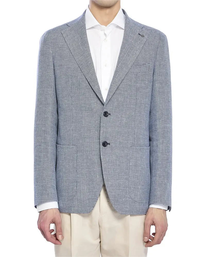 Tagliatore Jacke mit zwei Knöpfen - Blau Blau