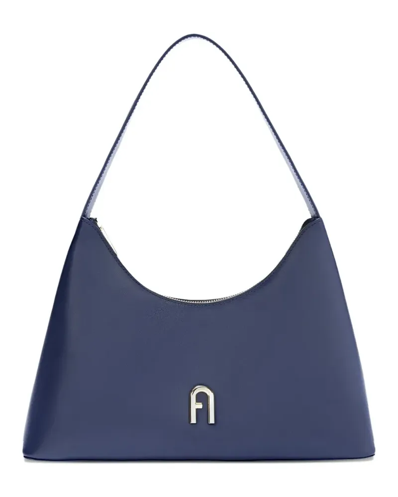 Furla Kleine Diamante Schultertasche - Blau Blau