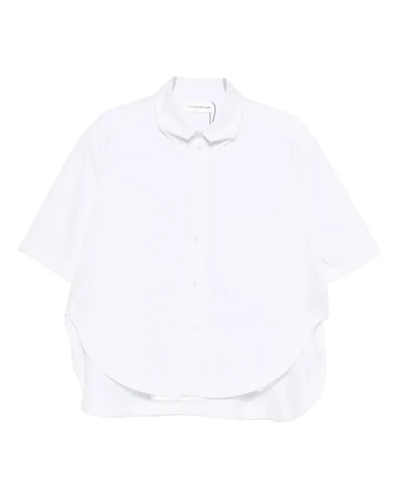 Victoria Beckham short-sleeve shirt - Weiß Weiß
