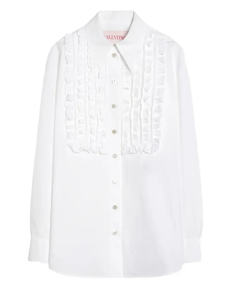 Valentino Garavani CAMICIA MANICA LUNGA - BIANCO OTTICO - 4 - Weiß Weiß