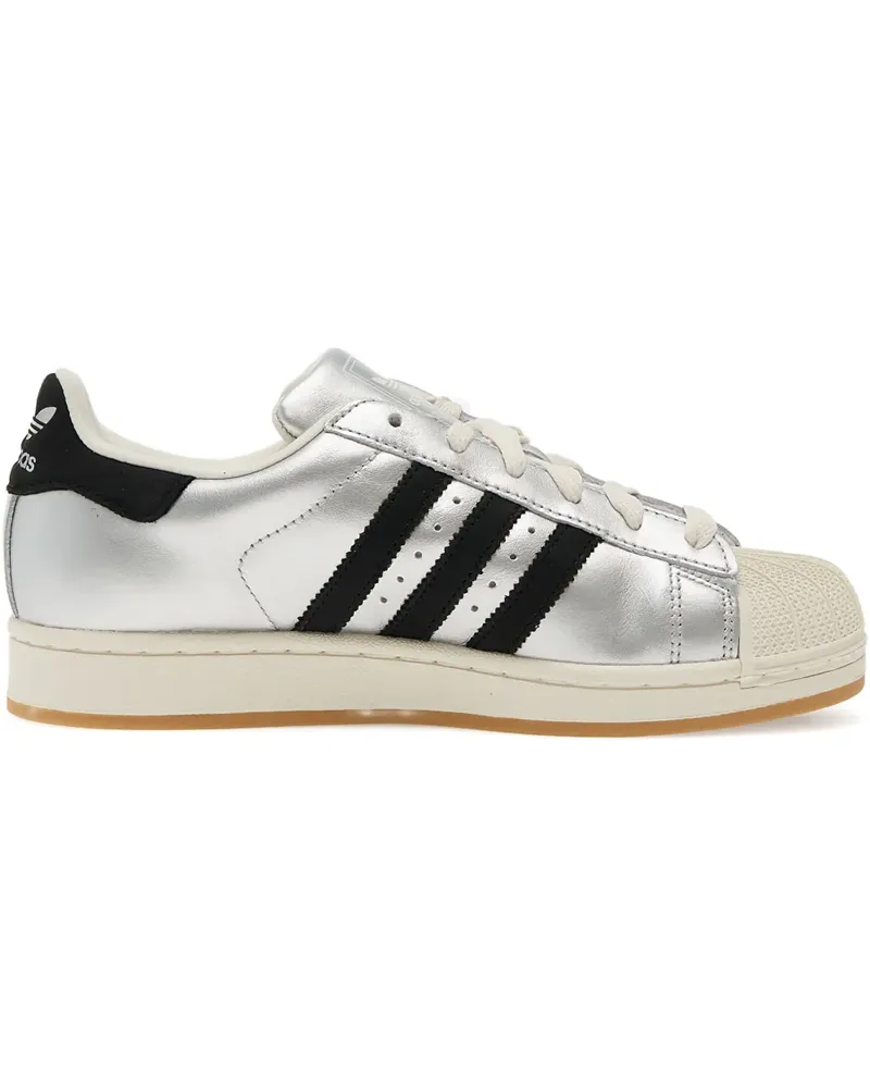 adidas Superstar II lace-up low-top sneakers - Metallic Metallic