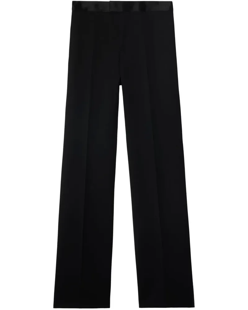 Burberry Hose mit geradem Bein - Schwarz Schwarz