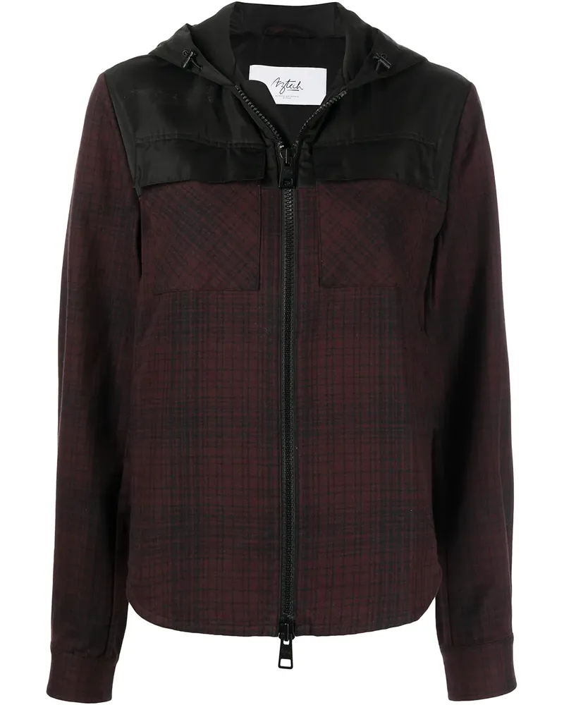 Aztech Mountain Hoodie mit Print - Violett Violett