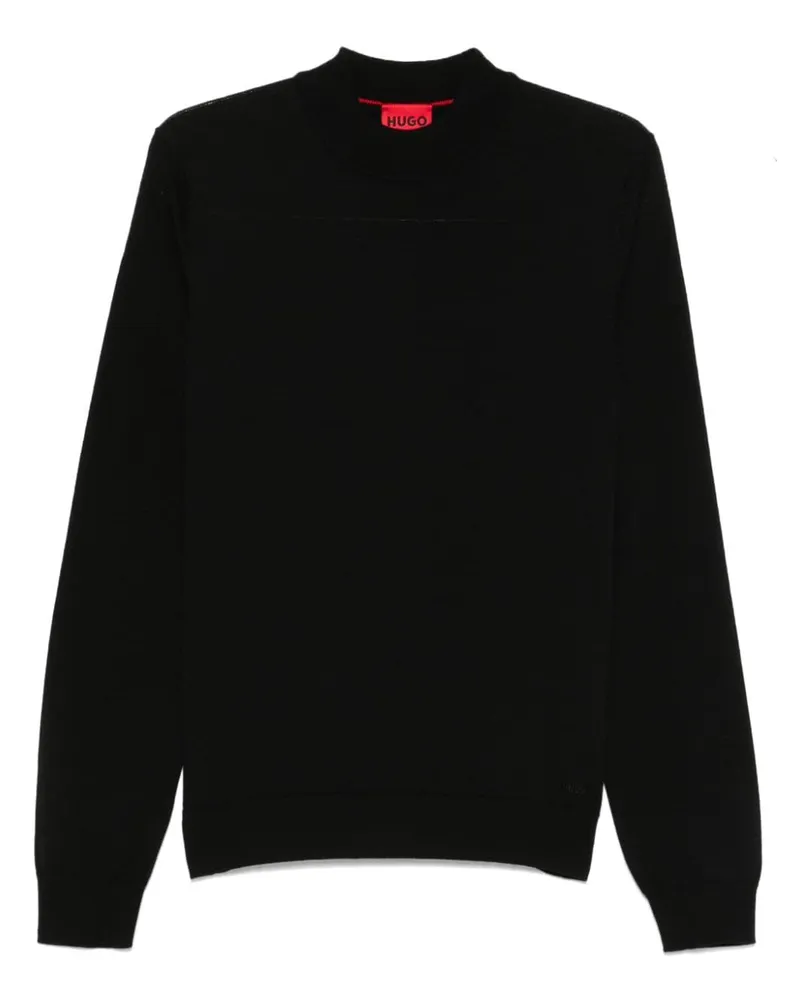 HUGO BOSS Klassischer Pullover - Schwarz Schwarz
