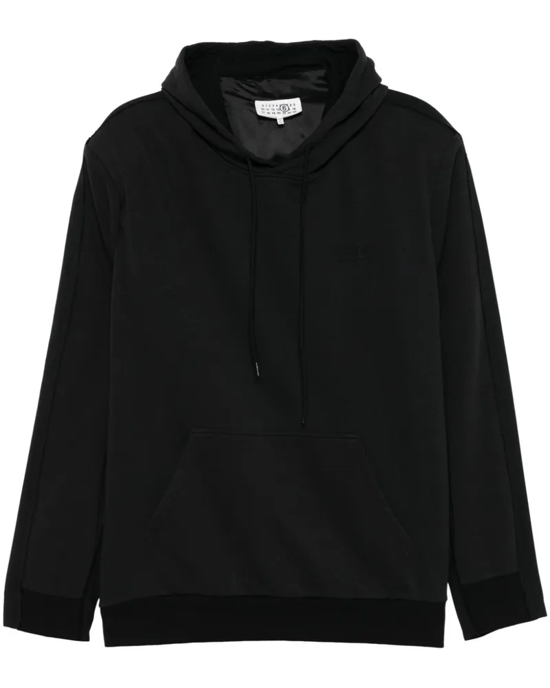 Maison Margiela Hoodie mit Nummern-Motiv - Schwarz Schwarz