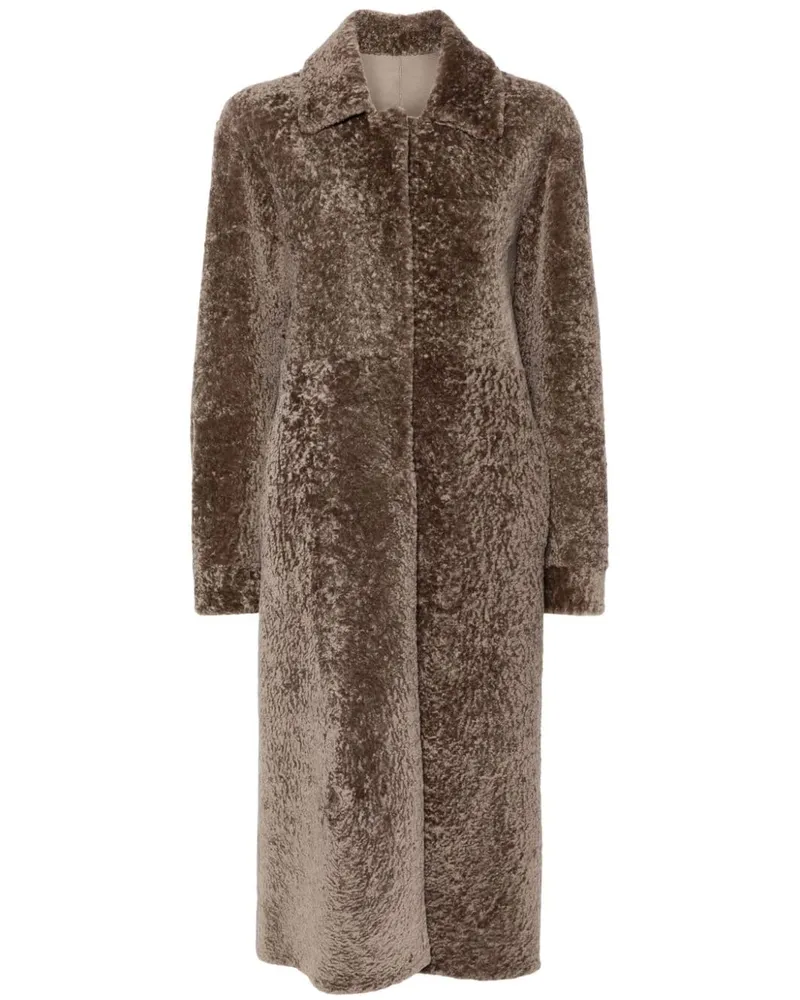 Manzoni 24 Shearling-Mantel - Braun Braun