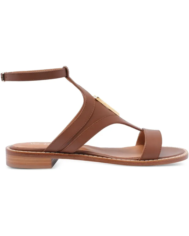 Via Roma 15 Flache Sandalen - Braun Braun