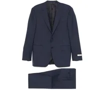 Anzug aus Wolle - Blau
