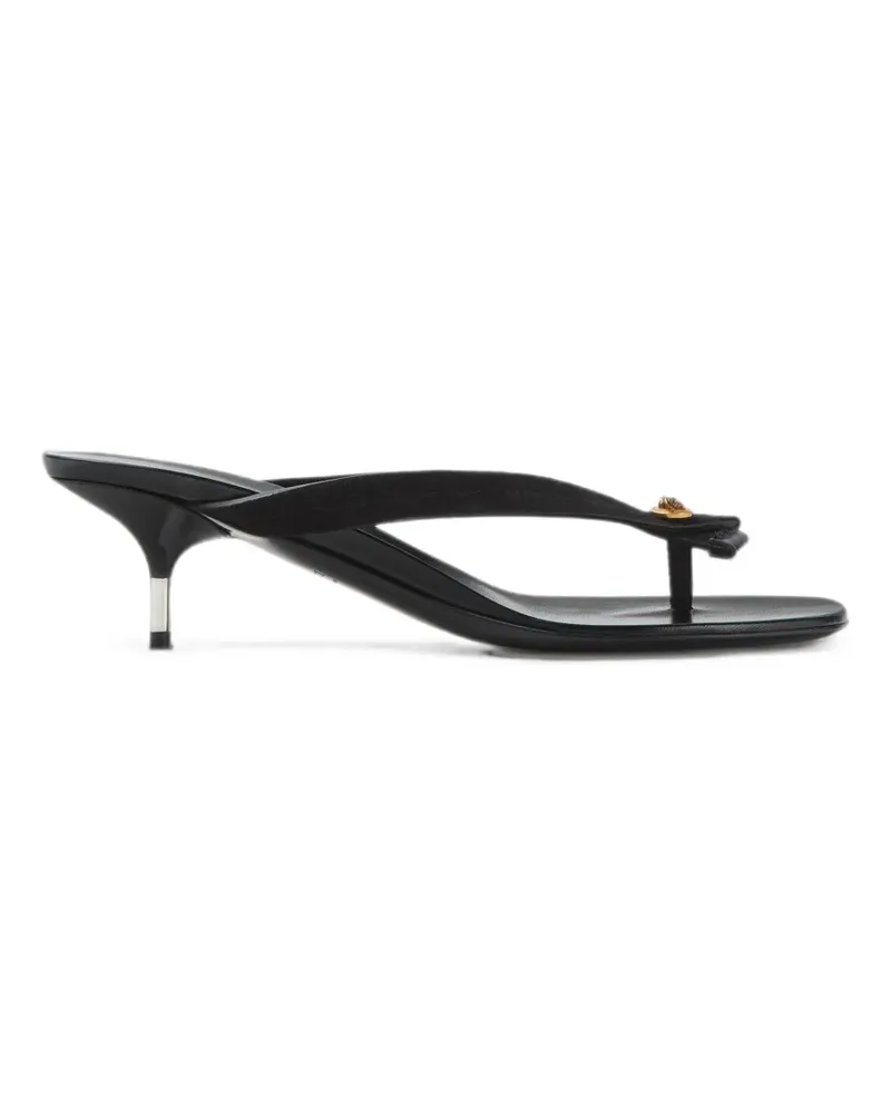 Versace Medusa-plaque kitten-heel mules - Schwarz Schwarz