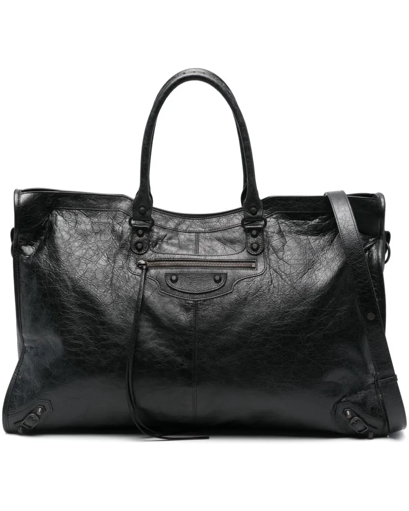 Balenciaga Le City Reisetasche - Schwarz Schwarz