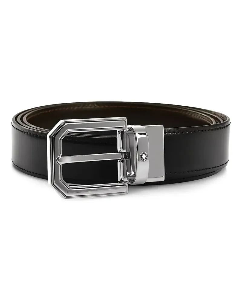 Montblanc Wendbarer Gürtel - Schwarz Schwarz