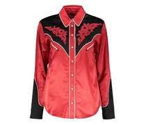 Western Flower Hemd - Rot