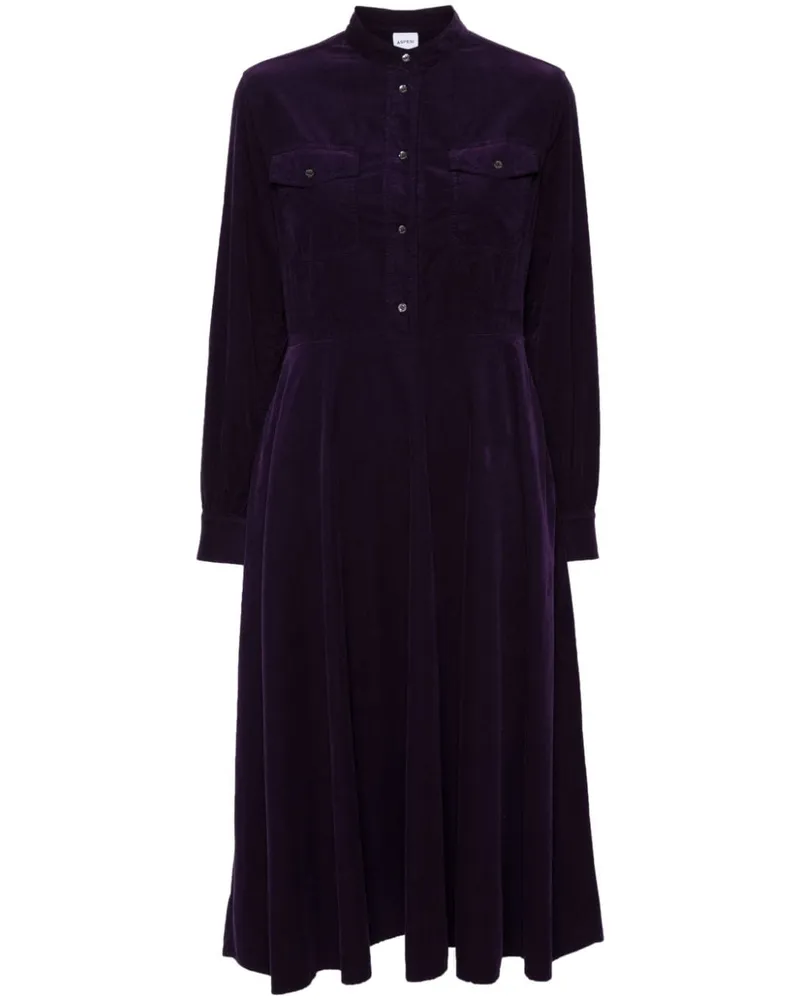 ASPESI Kleid aus Cord Violett