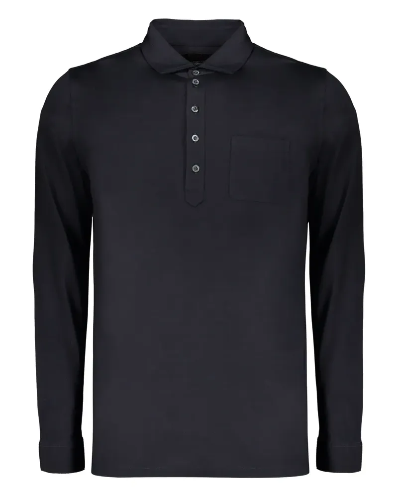 MOORER Pierre Poloshirt - Blau Blau