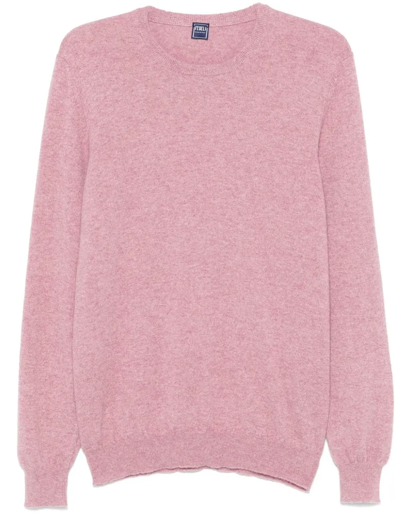 Fedeli Pullover mit meliertem Effekt - Rosa Rosa