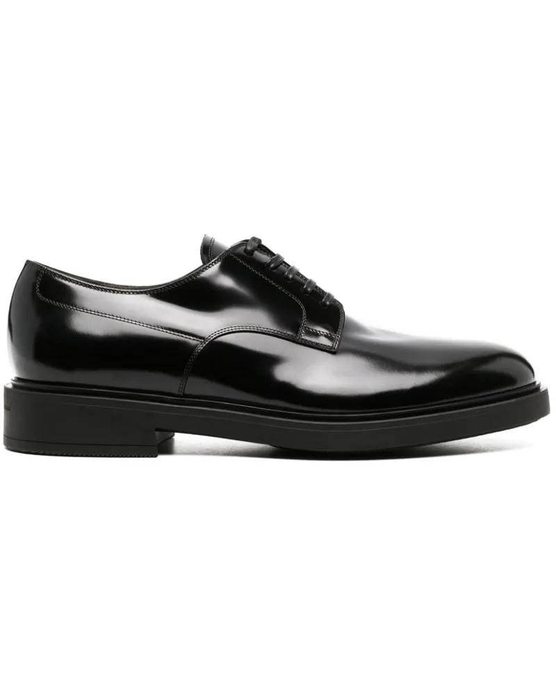 Gianvito Rossi Oxford-Schuhe mit poliertem Finish - Schwarz Schwarz