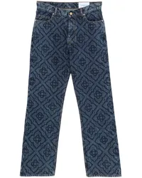 Casablanca Paris Laser Monogram Jeans Blau