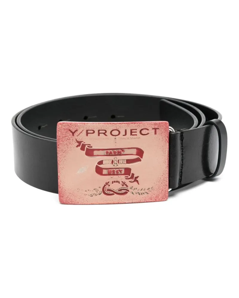 Y/PROJECT Paris' Best Gürtel - Schwarz Schwarz