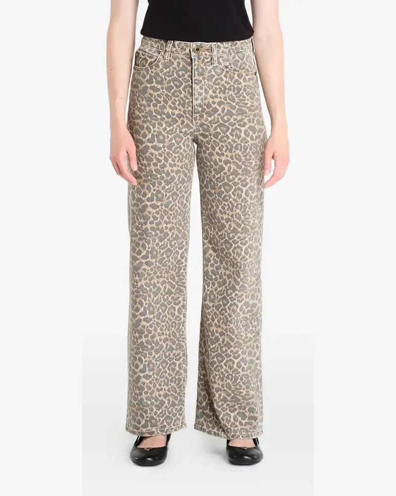 Guess leopard-print jeans - Nude Nude