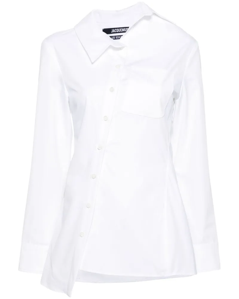 Jacquemus La Chemise Pablo Hemd - Weiß Weiß