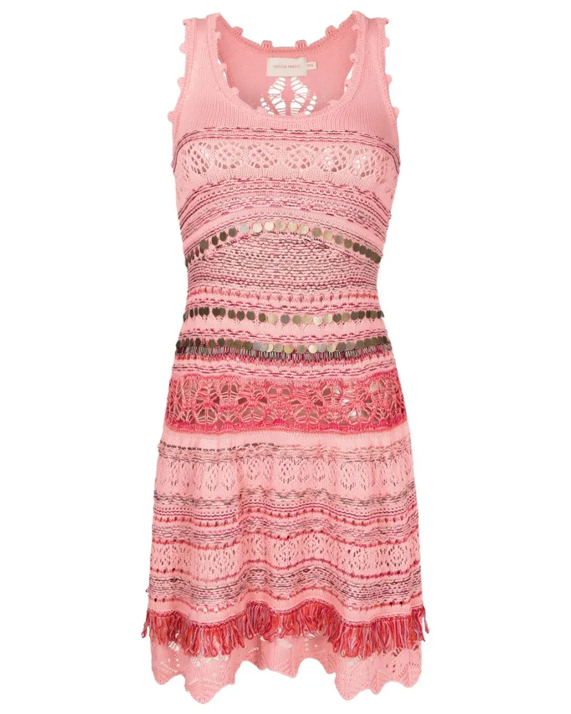 Cecilia Prado Fátima Strickkleid - Rosa Rosa