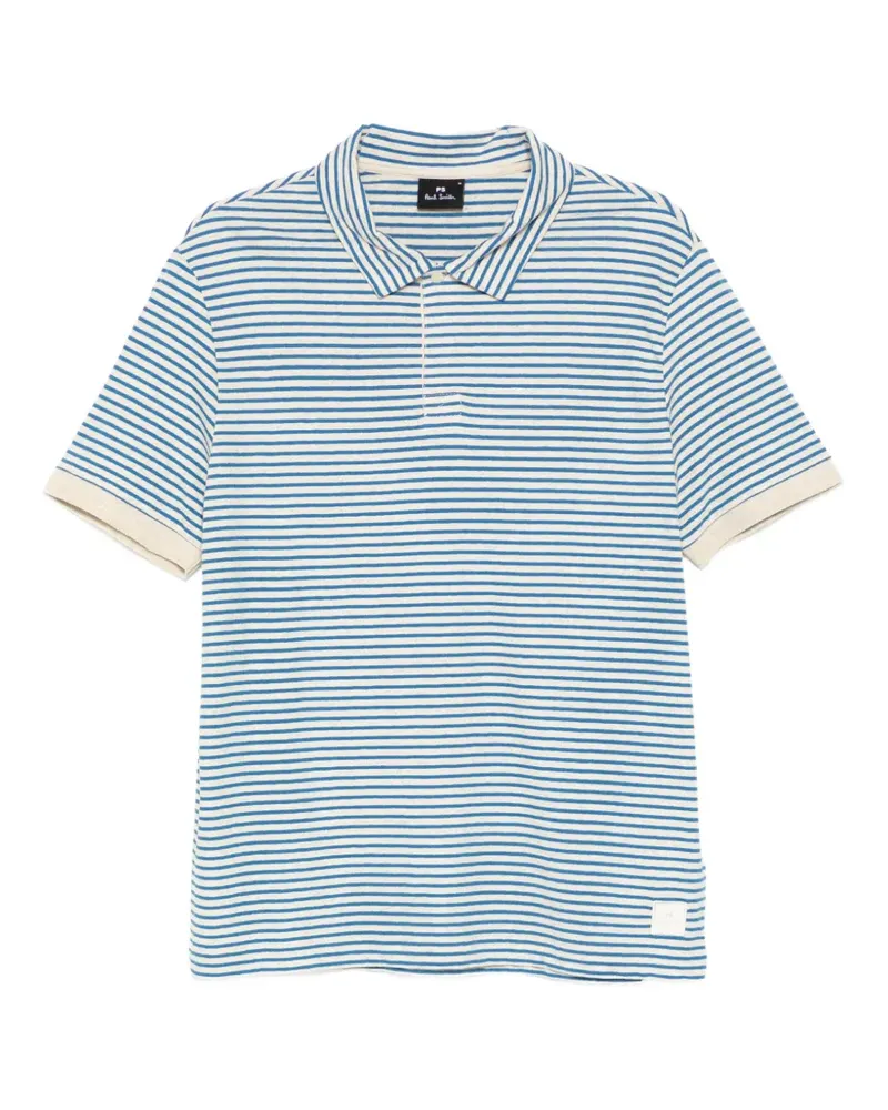 Paul Smith striped polo shirt - Blau Blau