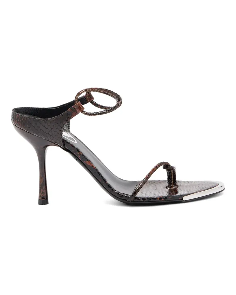 Diesel D-Diam's Infra Lace 90 sandals - Braun Braun