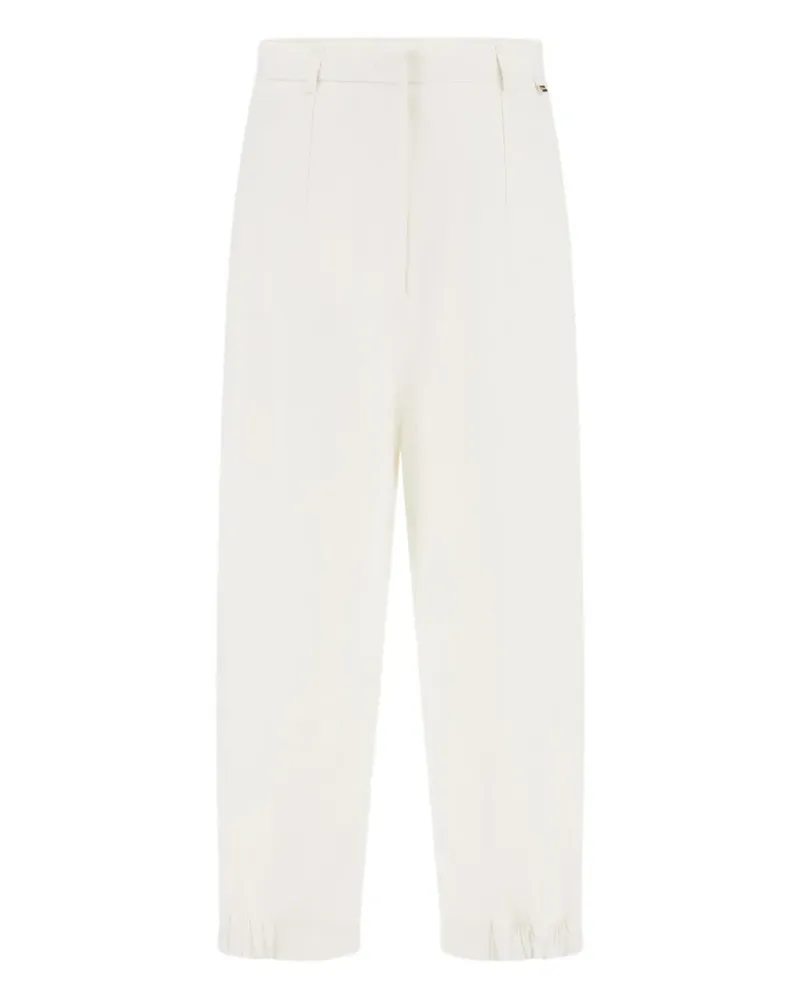 Herno Hose mit elastischen Bündchen - Weiß Weiß