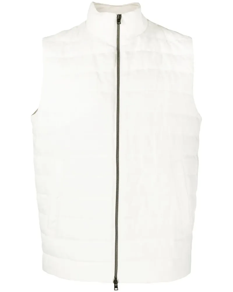 Herno Gesteppte Daunenweste - Weiß Weiß