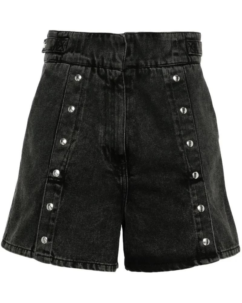 IRO Gennya Jeans-Shorts Grau