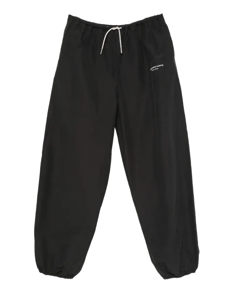 Alexander Wang logo-print track pants - Schwarz Schwarz