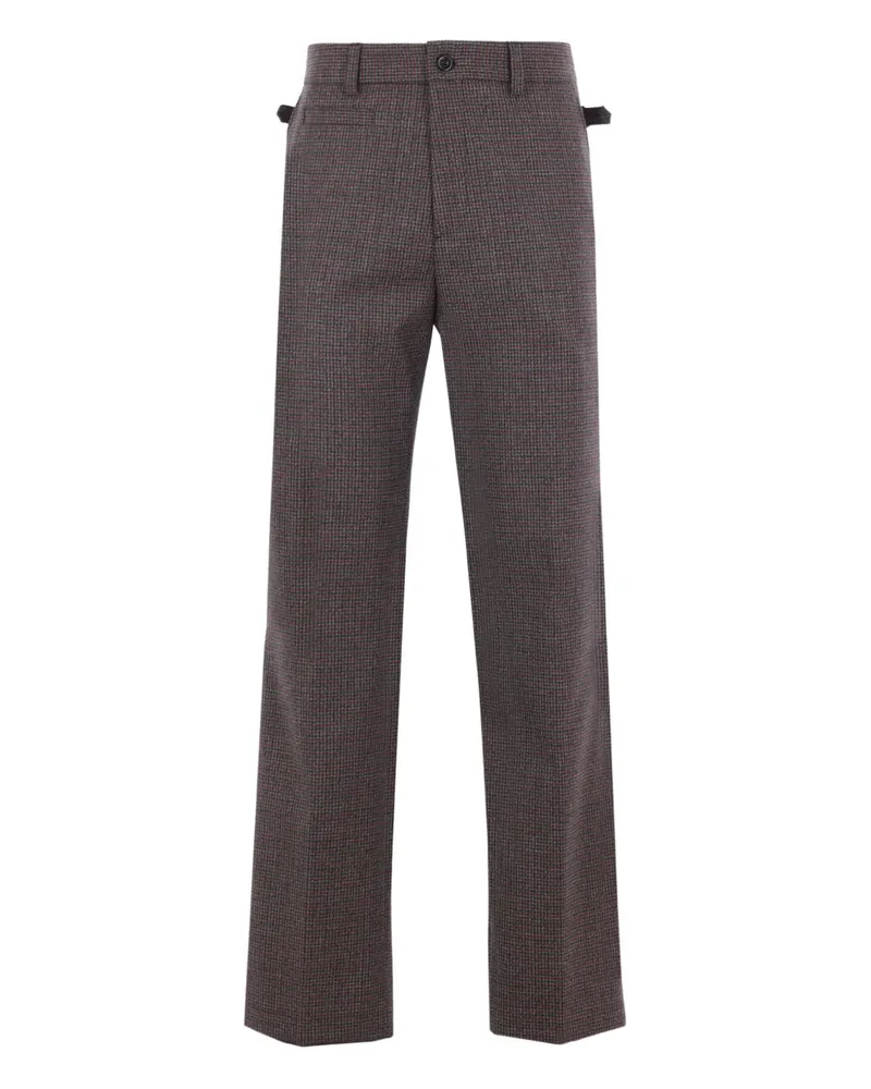 Namacheko Attila Hose mit Hahnentrittmuster - Grau Grau