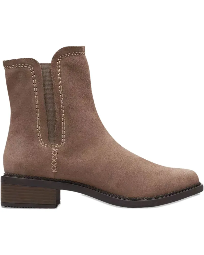 Clarks Maye Zip Stiefel - Braun Braun
