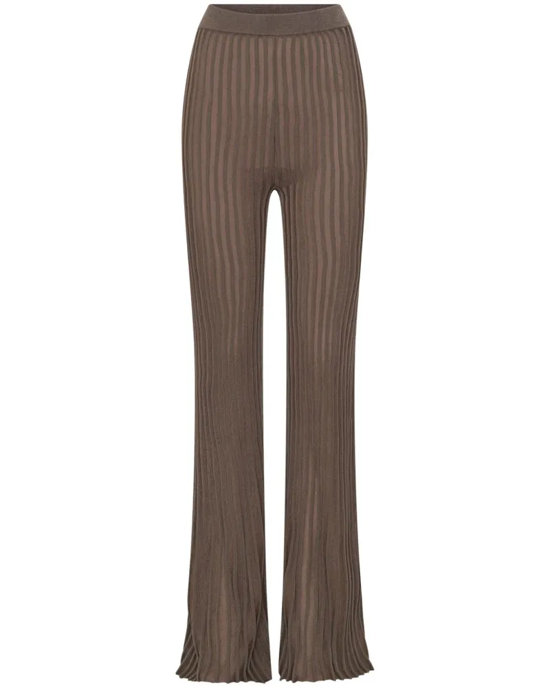 NICHOLAS Gestrickte Mireya Hose - Braun Braun