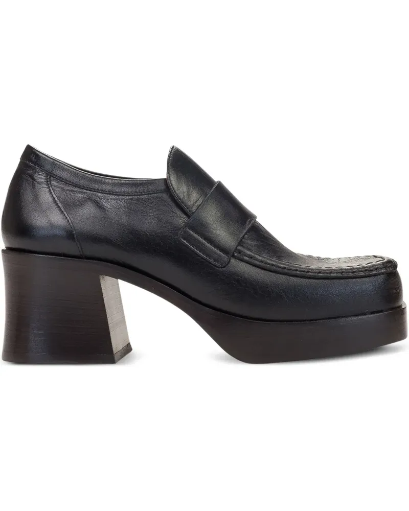 Marni Plateau-Loafer mit Piercing - Schwarz Schwarz