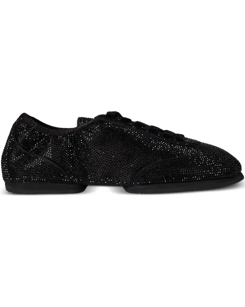 Ralph Lauren Sneakers mit Kristallen - Schwarz Schwarz