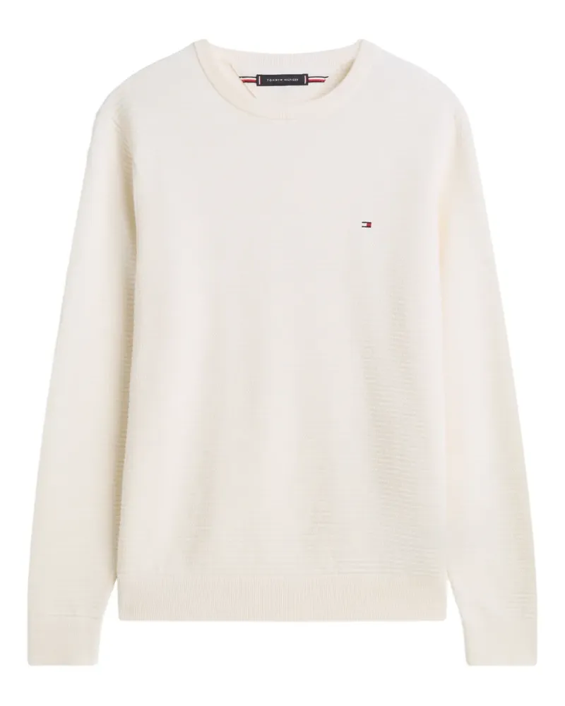 Tommy Hilfiger textured sweater - Weiß Weiß