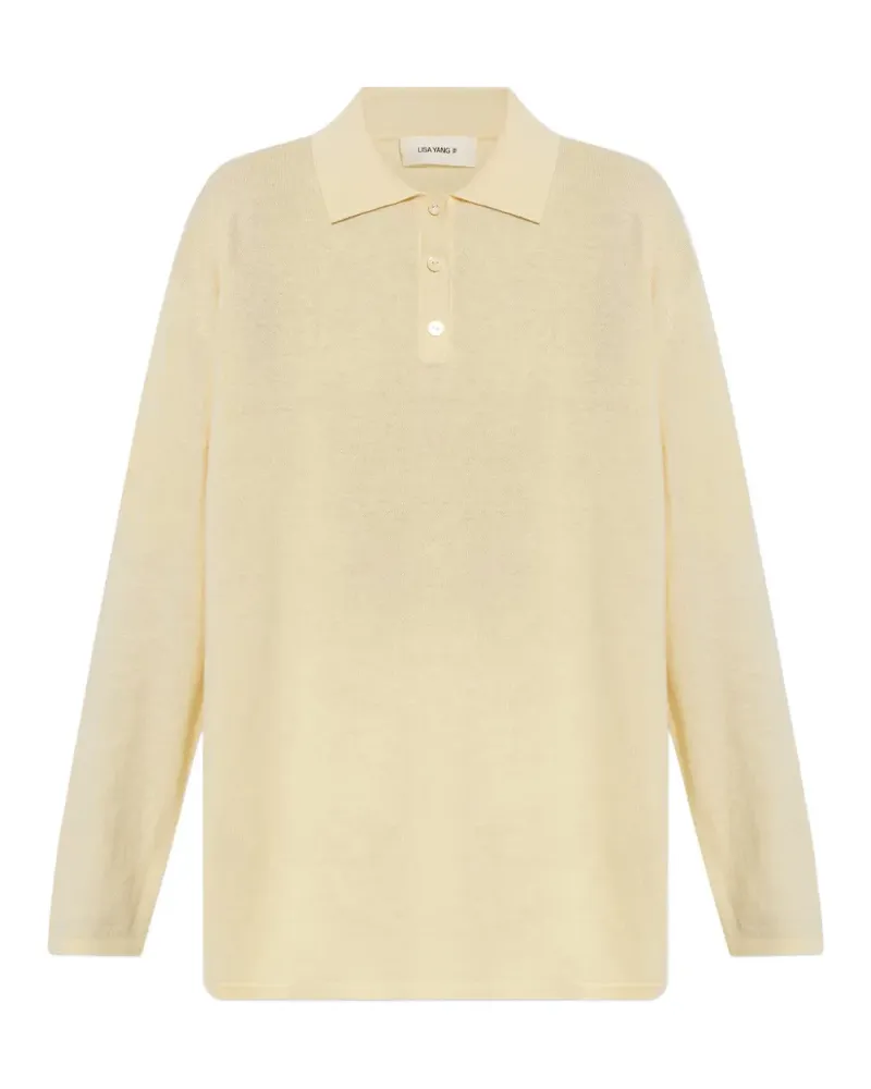 Lisa Yang Caisa buttoned sweater - Gelb Gelb