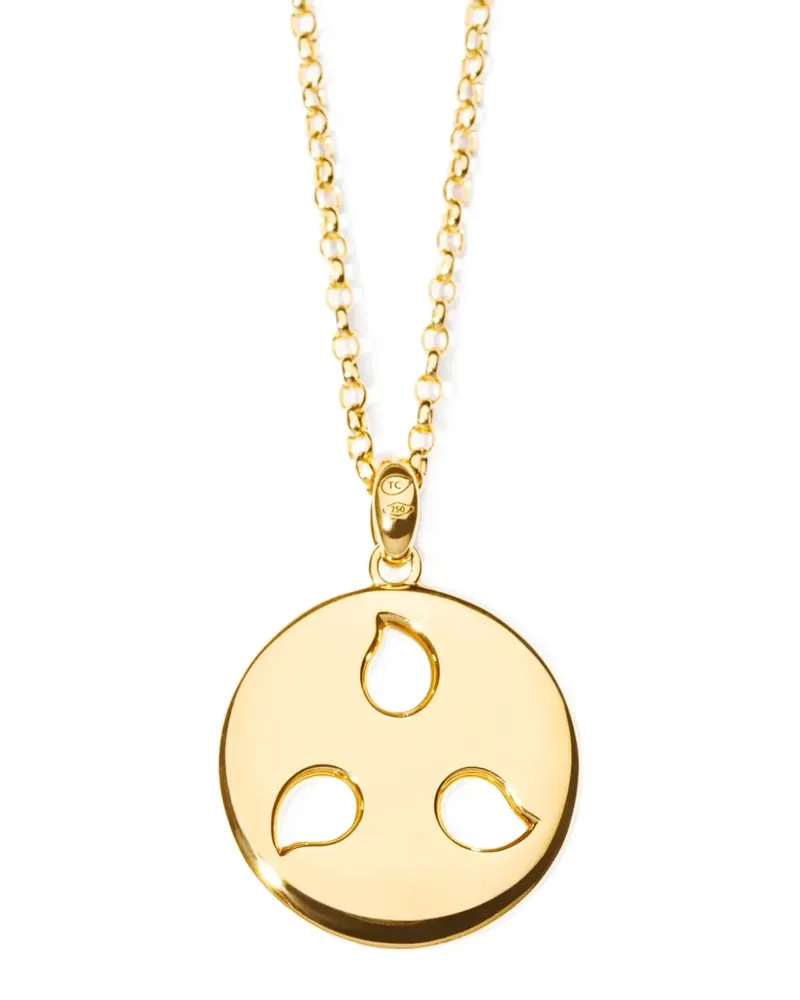 TAMARA COMOLLI Large Candy Sand Dollar Pendant - Gold Gold