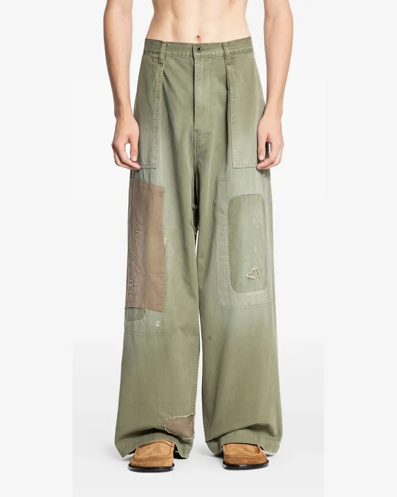 KAPITAL Fatigue Hose - Grün Grün
