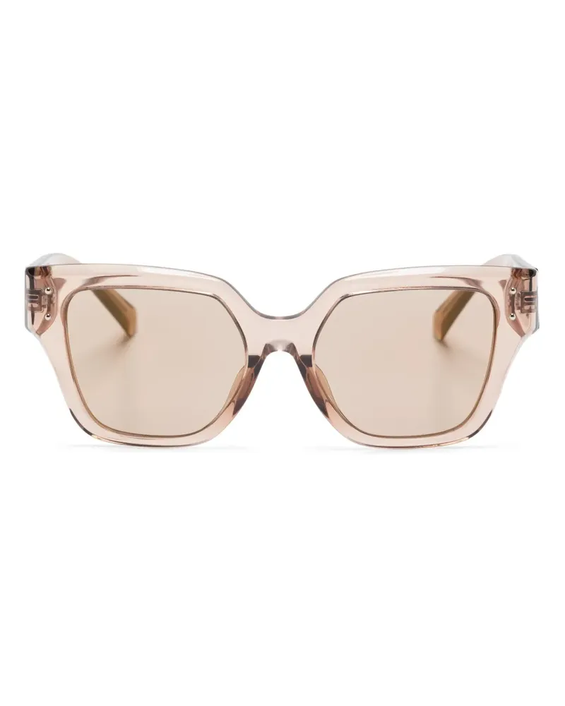 Dolce & Gabbana Sonnenbrille mit Butterfly-Gestell - Braun Braun