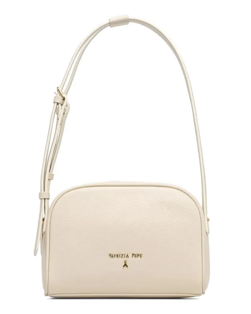 Patrizia Pepe grainy shoulder bag - Nude Nude