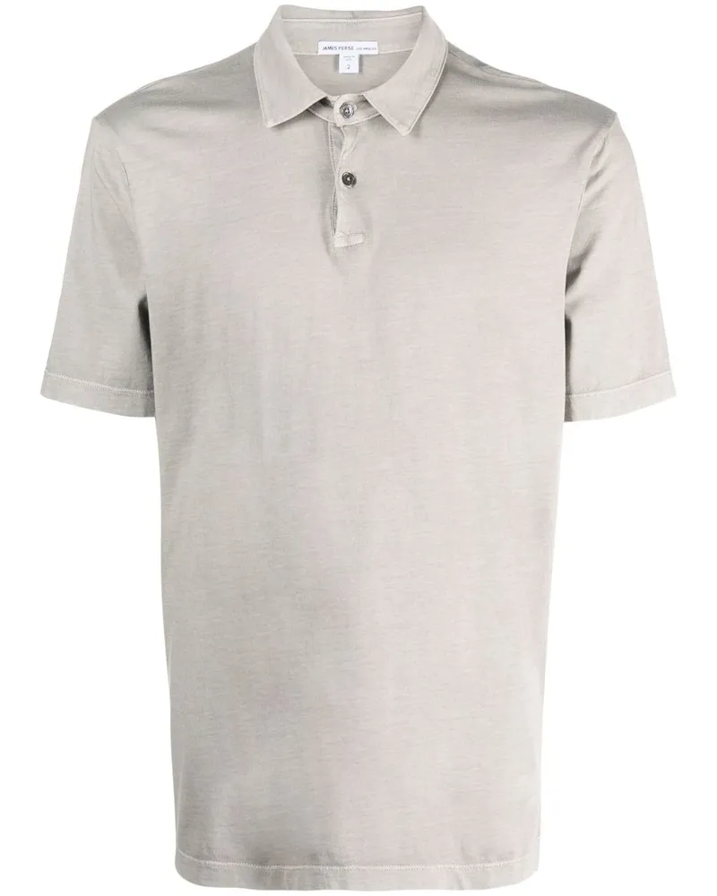 James Perse Poloshirt aus Supima-Baumwolle Grau