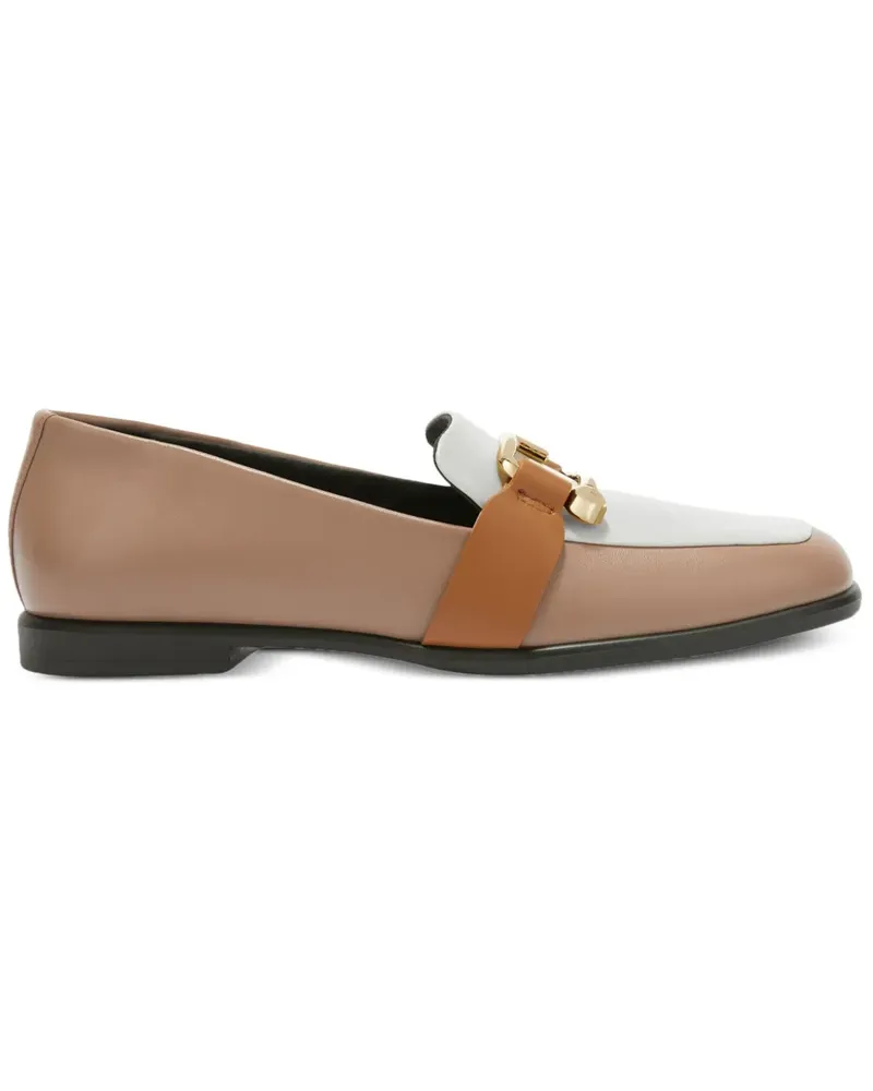 Furla Klassische Loafer - Nude Nude