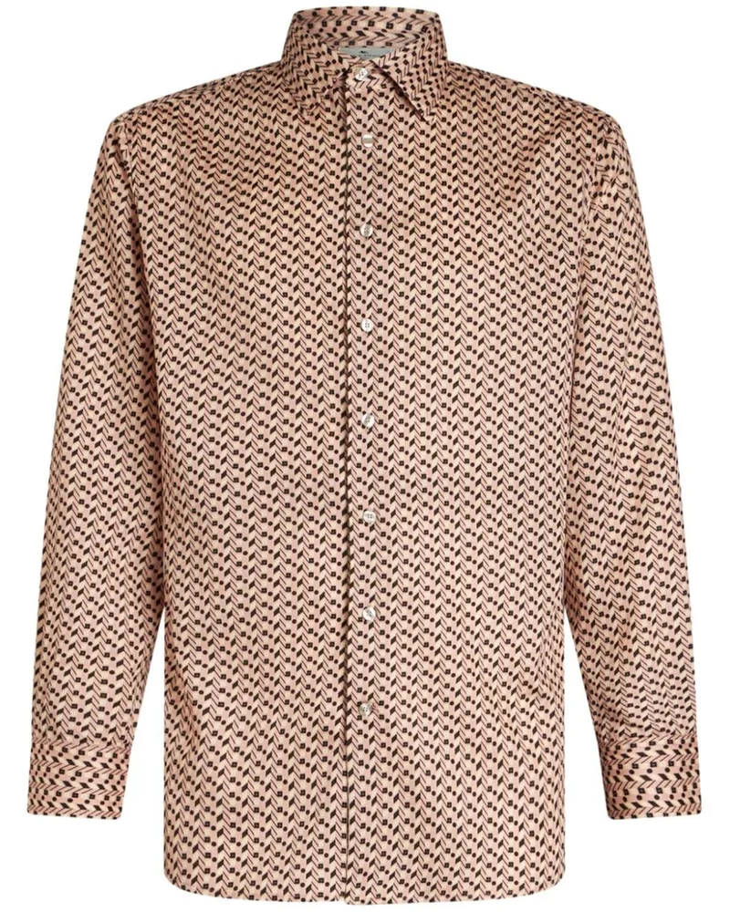 Etro Geometrisch gemustertes Hemd - Mehrfarbig Mehrfarbig